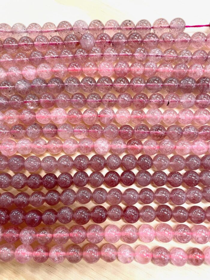 STRAWBERRY QUARTZ ROUNDS