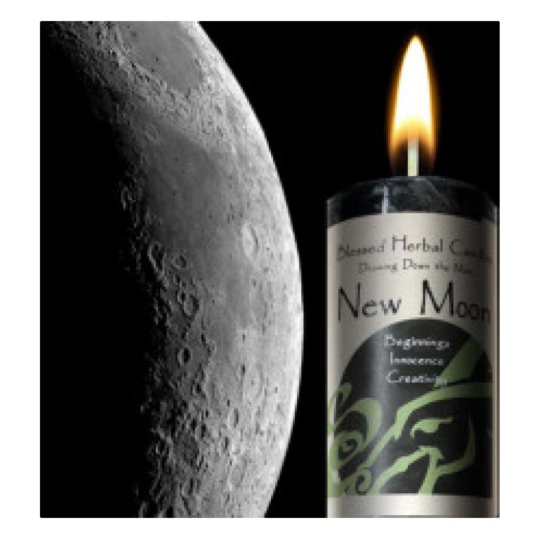 CANDLE, DRAWING DOWN THE NEW MOON