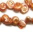 Orange Keishi Pearls